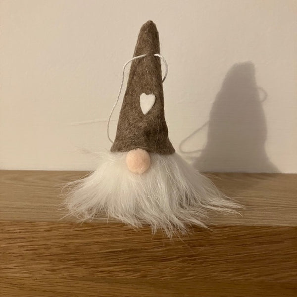 The Heart Hat Gonks are fabulous Christmas tree decorations