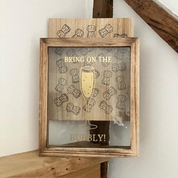 The Champagne Cork Collection Box is a fabulous unique gift for any fizz loving friends or family