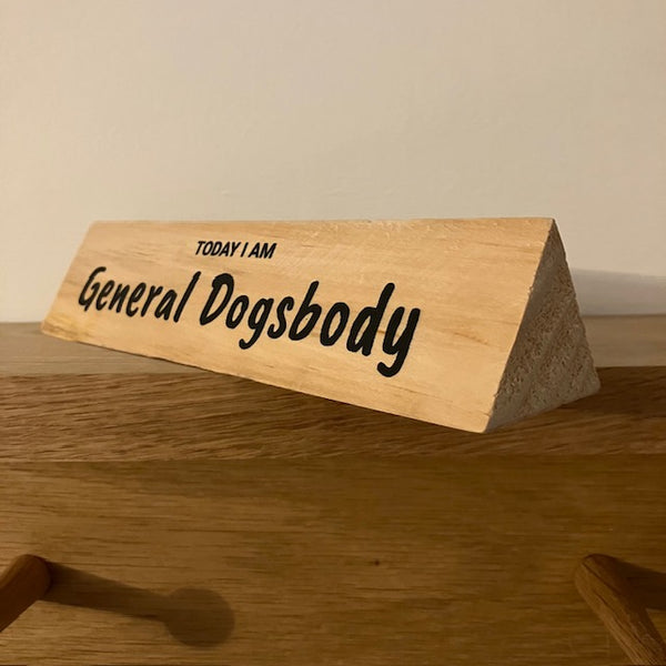 The Multi Message Toblerone - Commander in Chief is a fun gift or home decoration