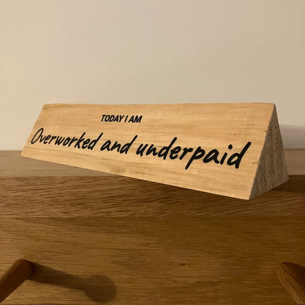 The Multi Message Toblerone - Commander in Chief is a fun gift or home decoration