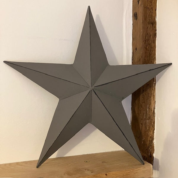Metal Barn Star Grey (Medium) is part of our Barn Star range, that are believed to bring luck and good fortune to those that hang them in their home