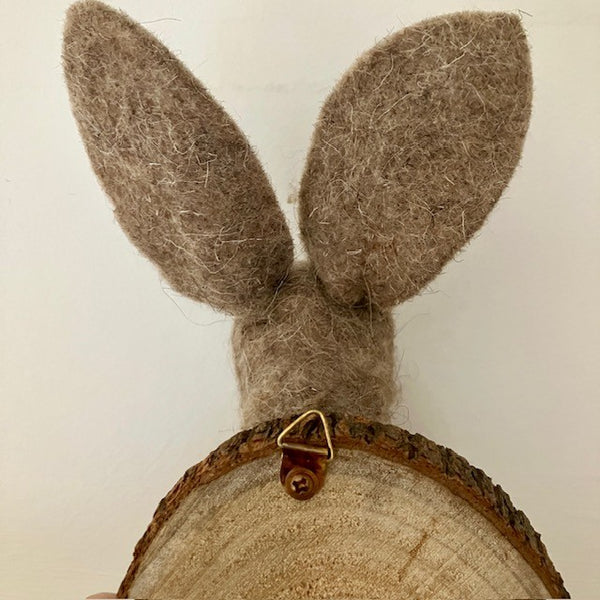 The Felt 'Rae Rabbit' Hook is a fabulously fun and cosy home decor accessory