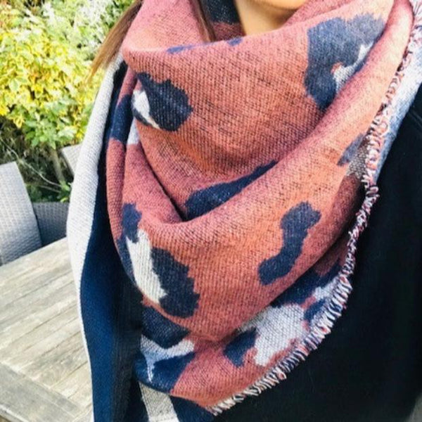 The Wangari Scarf Brown is the perfect statement blanket scarf that will keep you super cosy and warm