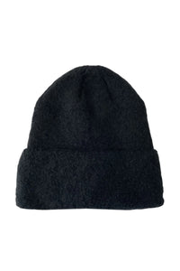 Jenn Boucle Knitted Hat Black