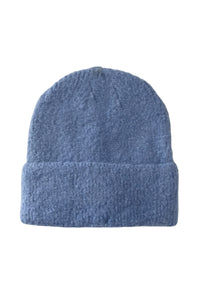 Jenn Boucle Knitted Hat Blue