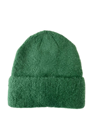 Jenn Boucle Knitted Hat Green