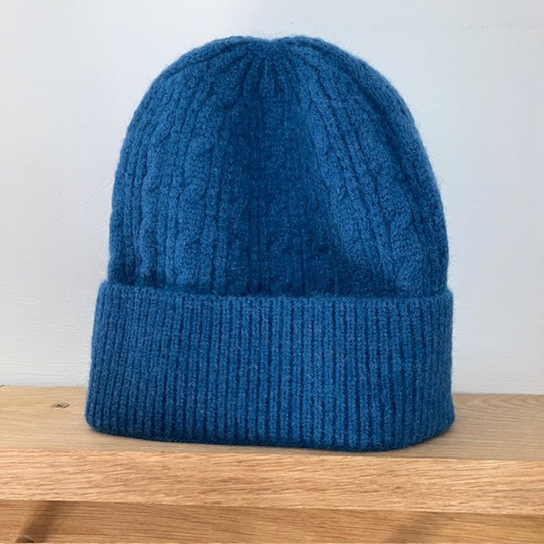 The Agnes Hat has a fab knitted pattern and plenty of stretch