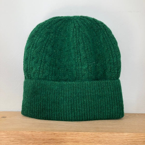 The Agnes Hat has a good stretch and a knitted pattern