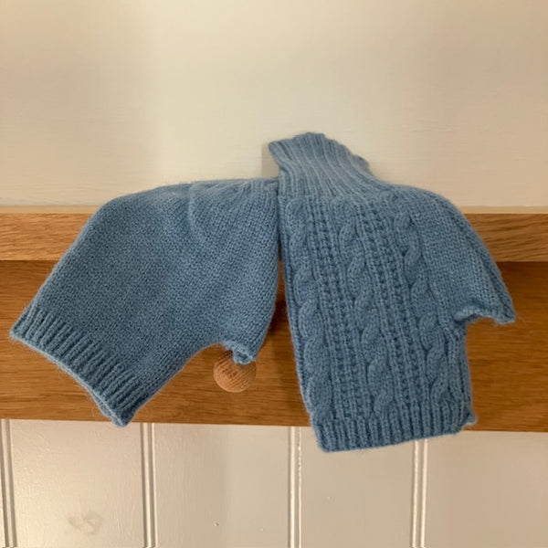 The Agnes Fingerless Gloves are ideal for keeping your hands warm and cosy