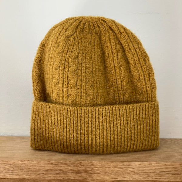 The Agnes Hat has a good stretch and knitted pattern
