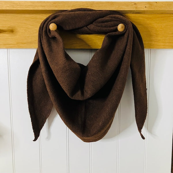 The Aida Scarf Brown is super soft, warm and cosy