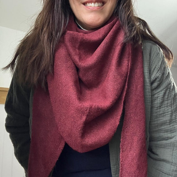 The Aida Scarf Mulberry is super soft, cosy and warm