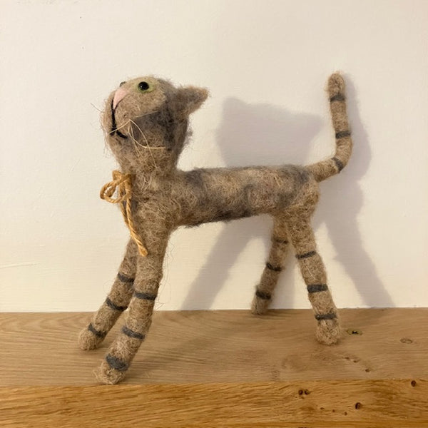 Introducing "Alley Cat" - Felt Friends make thoughtful gifts and cosy home decor