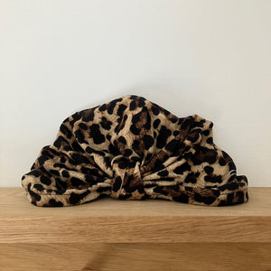 Althea Chemo Turban Leopard Print hat for hair loss