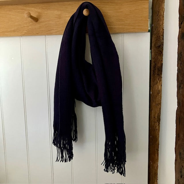 The Aren - Navy is a fabulously super soft men's scarf that has a cool contemporary design