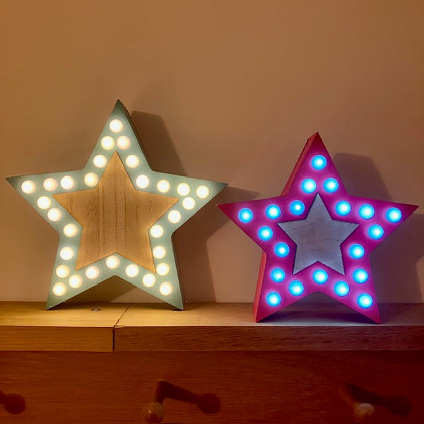 Red Star and Blue Star Lights