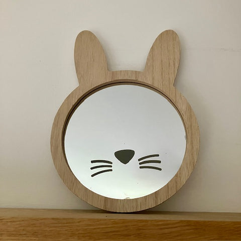 The Bunny Mirror is a fabulous cosy home accessory or would make a wonderful gift full of character and charm