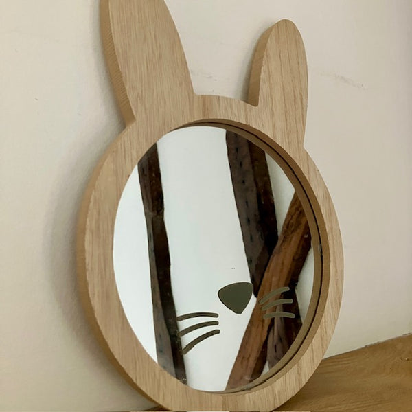 The Bunny Mirror is a fabulous cosy home accessory or would make a wonderful gift full of character and charm