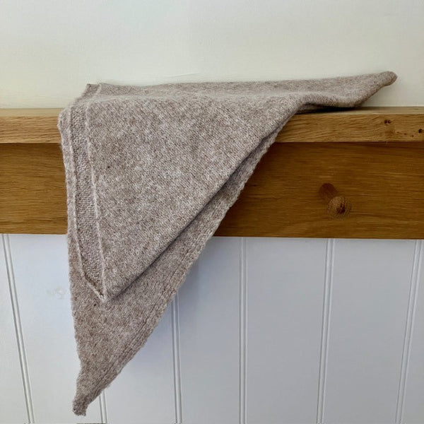 The Cosette Scarf is in this gorgeous soft Ecru and Natural colourway 