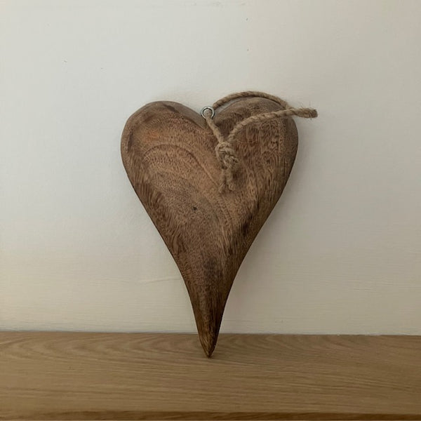 The Decorative Wooden Heart makes a heartfelt cosy gift for a fabulous friend, loved one or to add to your cosy little nest