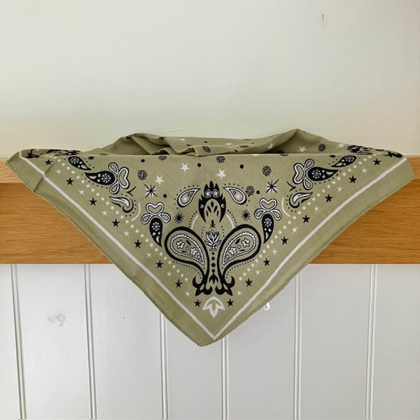 The Dolly Scarf is a small square scarf