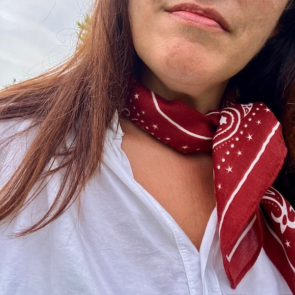 The Dolly Scarf has a fabulous country and western, cowgirl look that's so on trend at the moment