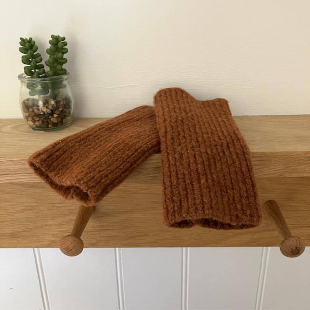 The Enid Fingerless Gloves are super neat and ideal if you want all your fingers free, but still have lovely warm hands