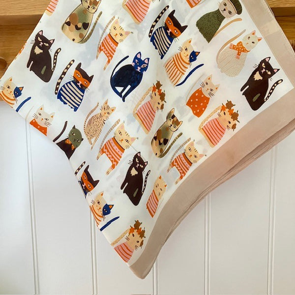 The Faeleen Scarf is square and can be worn in so many styles and is a fabulous on-trend accessory