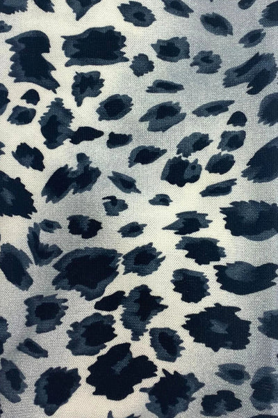 Abella Snood Leopard Print Grey