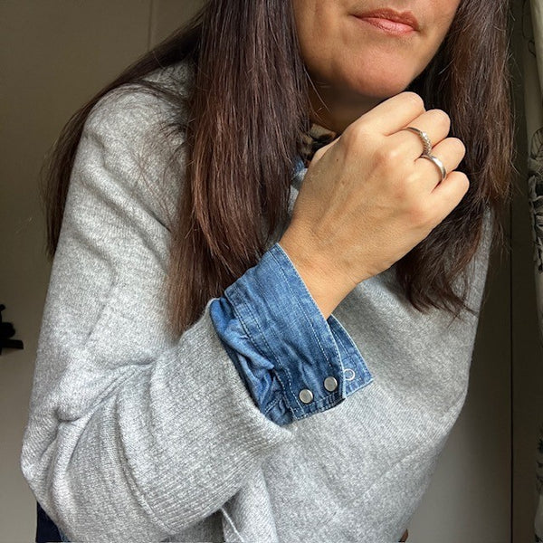 The Floella Poncho is the perfect multitasking cosy accessory