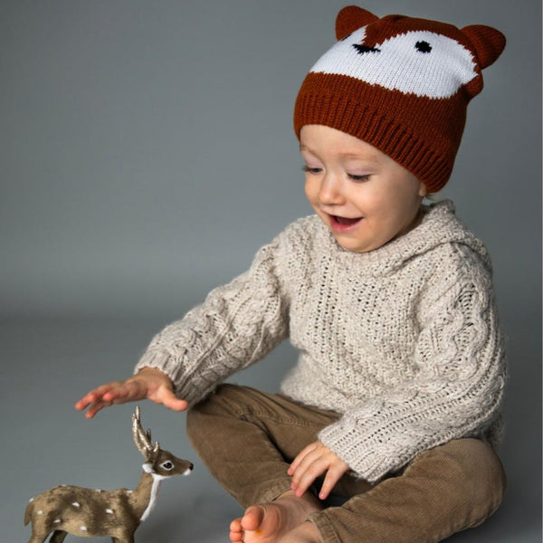 The Freya Fox Hat is an adorable cosy accessory for babies and toddlers