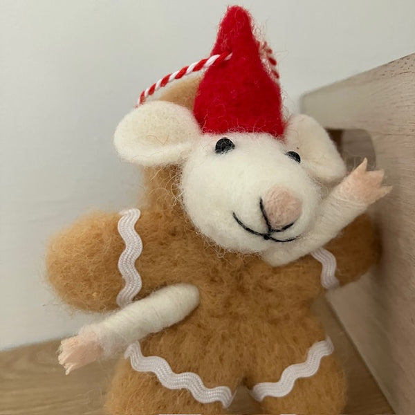 Introducing Ginger Mouse Felt Friends make thoughtful gifts and cosy home decor