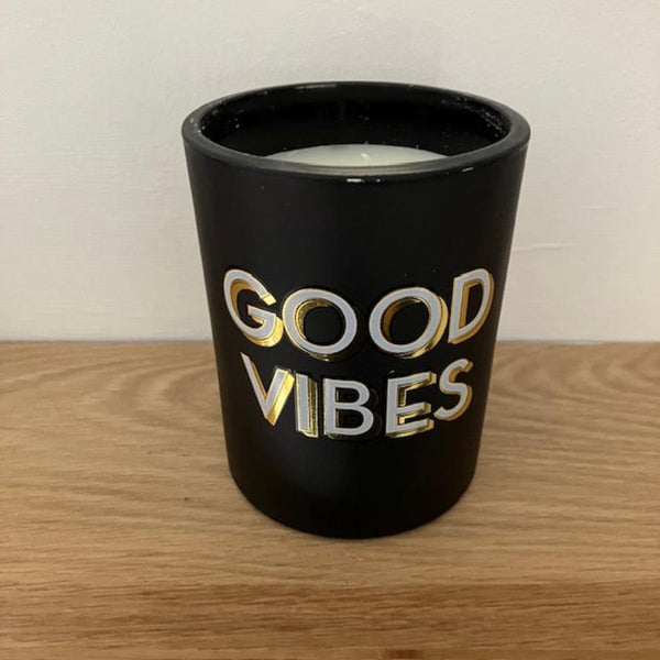 The 'Good Vibes' Scented Candle - Wild Fig & Cedar Wood will make a gorgeous thoughtful gift or cosy home accessory