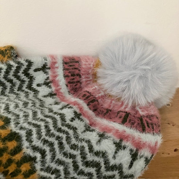 The Heather Hat is a wonderfully soft, cosy and warm 