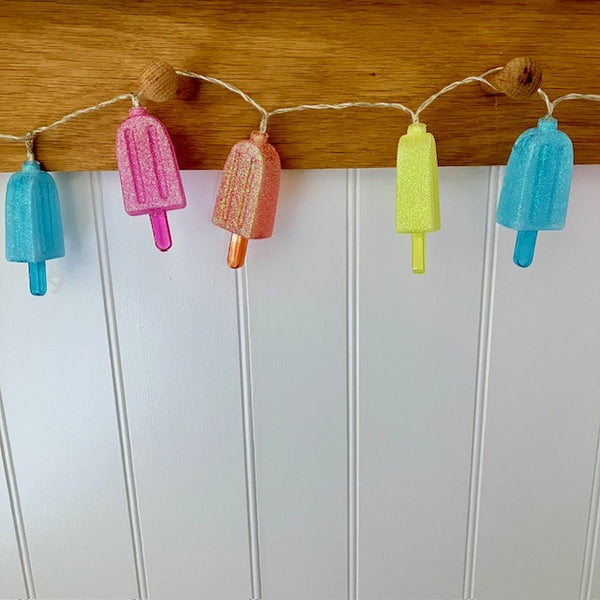 String LED Lights of glittery lollys