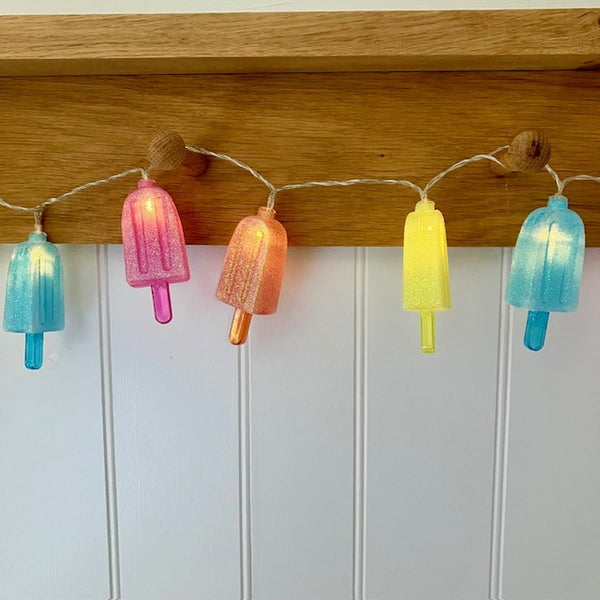 This Glitter Ice Lolly LED Garland adds pretty cosy lighting to a room, fab gift and cute home decor