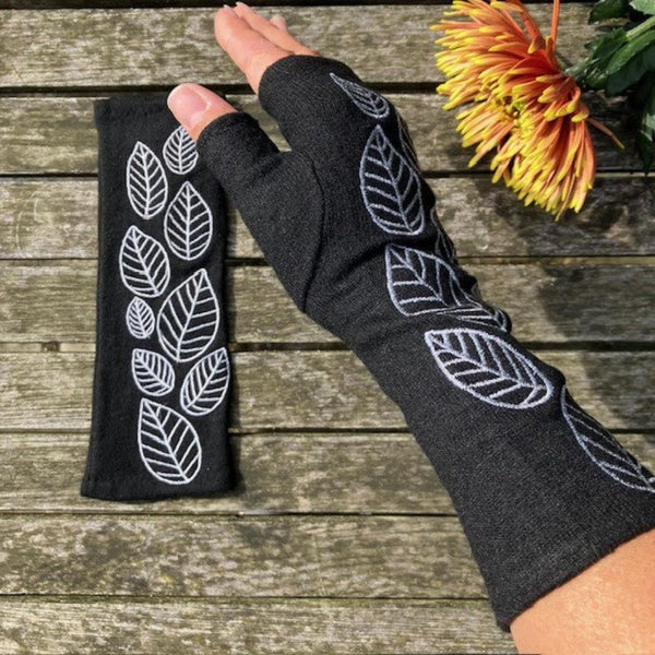 The Ivy Fingerless Gloves are super neat and ideal if you want all your fingers free, but still have lovely warm hands