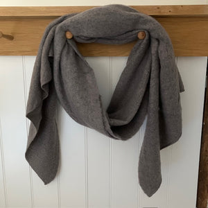 The Jenn Scarf Grey is super soft, cosy and ideal for wrapping up in when the weather gets cold