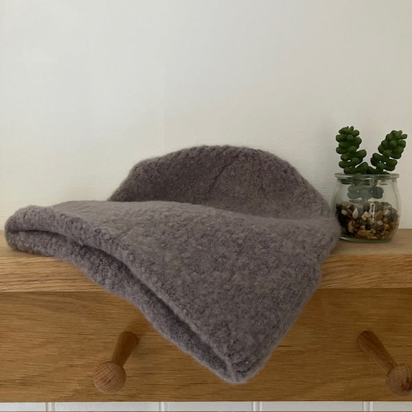 The Jenn Hat Grey is a gorgeous super soft fit that will keep your head and ears everso warm & cosy