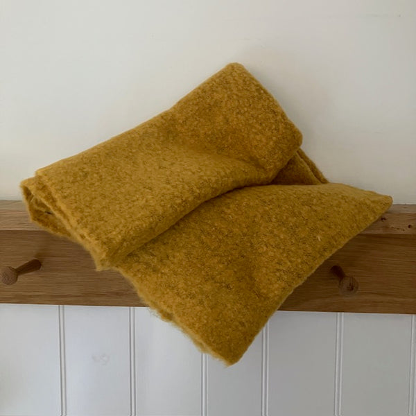 The Jenn Scarf Mustard is super soft, cosy and ideal for wrapping up in when the weather gets cold