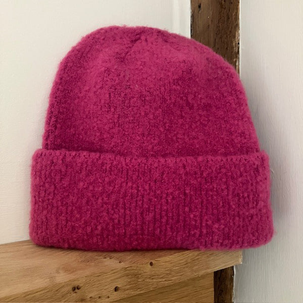 The Jenn Hat Pink is a gorgeous super soft fit that will keep your head and ears everso warm & cosy