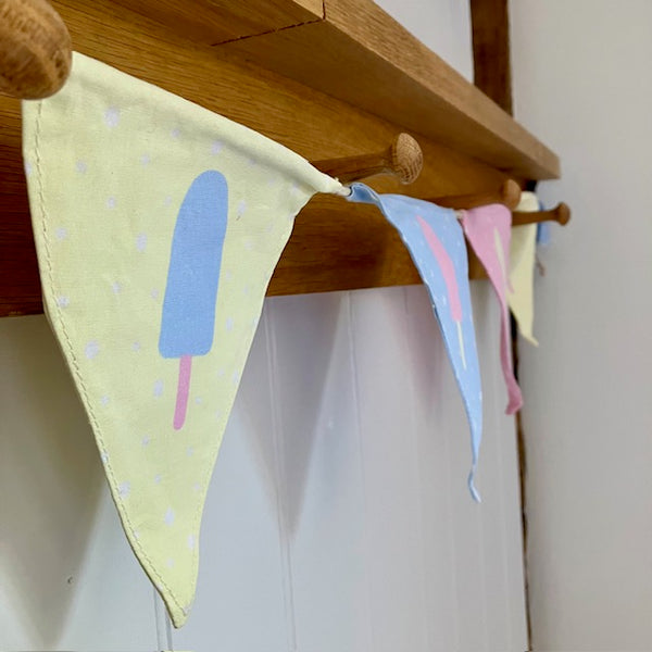 Pretty bunting ideal for summer parties, bedroom and nursery decor or play tents