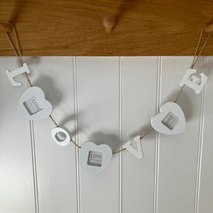 The LOVE Picture Frame Garland is the perfect cosy home decor to add to your cosy nest or gift to someone special