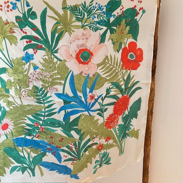 The Meadow Scarf can be worn so many ways and add a fabulous pop of colour and pattern to your outfit