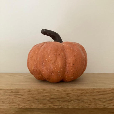 Ceramic Pumpkin Decoration, ideal for adding Autumn cosy decor to your home