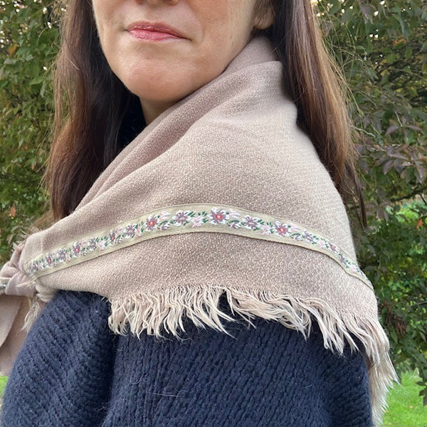 The Samantha Scarf Nude will make a thoughtful gift for scarf wearing fans