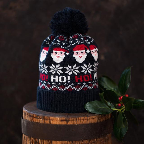 The Santa Hat Navy is a fabulously festive and cosy hat, perfect for the Christmas season