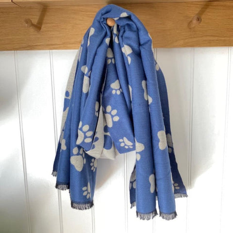 The Sapphira Paws - Denim scarf will make a wonderful thoughtful gift for dog owners and canine fans