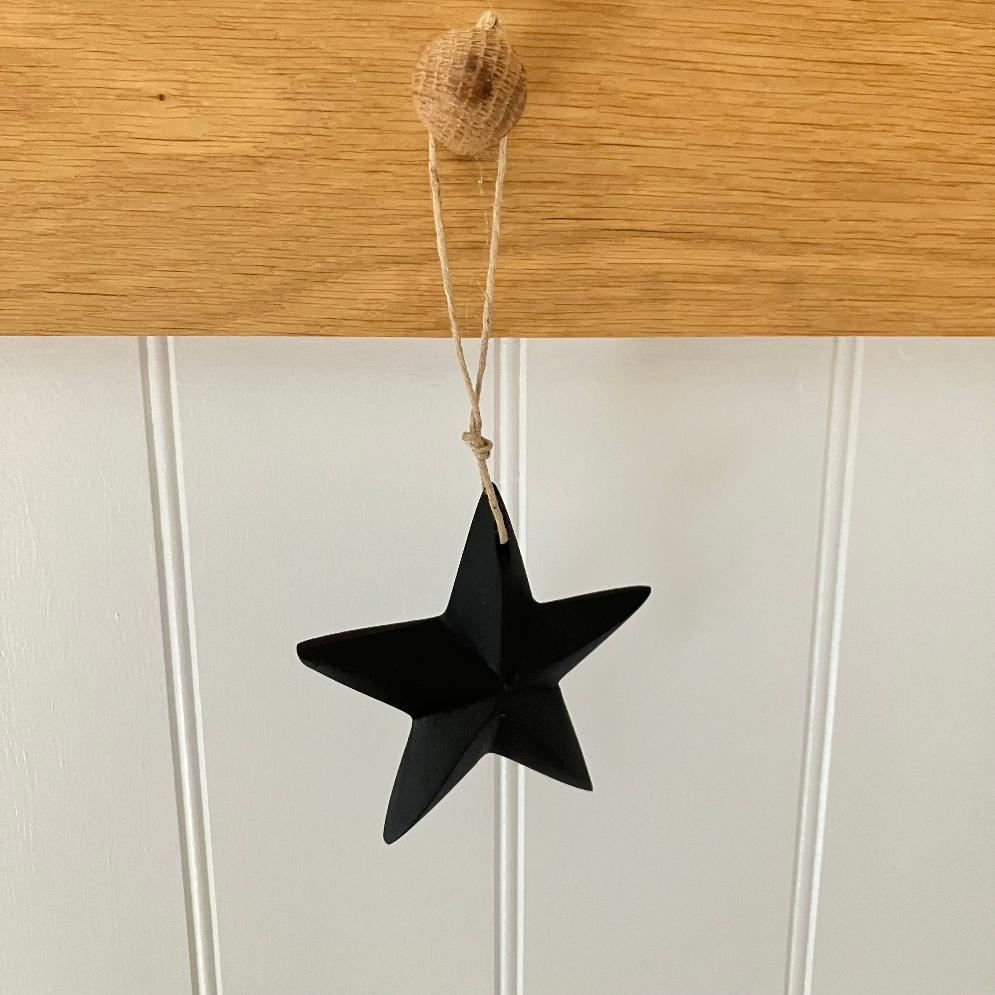 The Scandi Star Decoration adds Nordic charm to a Christmas tree or adds detail to your home all year round