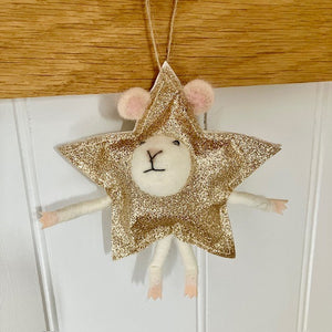 Introducing Stella Mouse Felt Friends make thoughtful gifts and cosy home decor